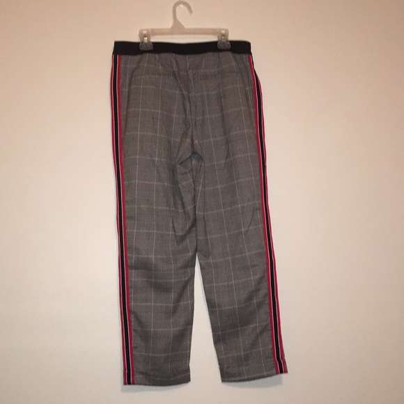 Plaid Pants, Striped sides, Cisono - Picture 2 of 3